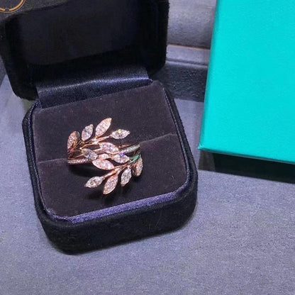 [Lioran]VICTORIA DIAMOND VINE BYPASS RING PINK GOLD