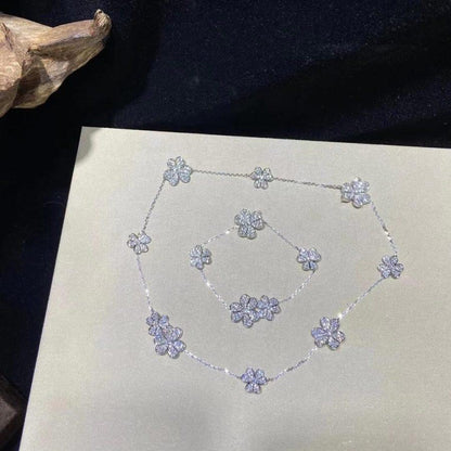 [⭐Lioran]FRIVOLE SILVER 5 FLOWERS BRACELET