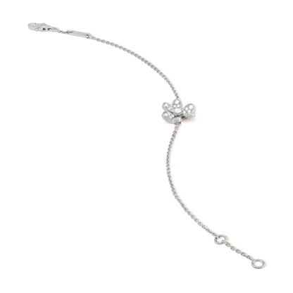 [⭐Lioran]FRIVOLE SILVER FLOWER DIAMOND BRACELET