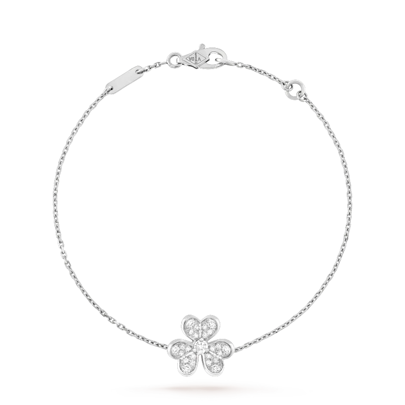 [⭐Lioran]FRIVOLE SILVER FLOWER DIAMOND BRACELET