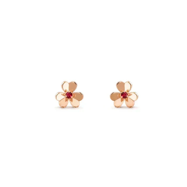 [⭐Lioran]FRIVOLE  FLOWER PINK EARRINGS