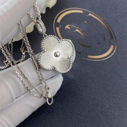 [⭐Lioran]CLOVER 25MM SILVER BIG CLOVER NECKLACE
