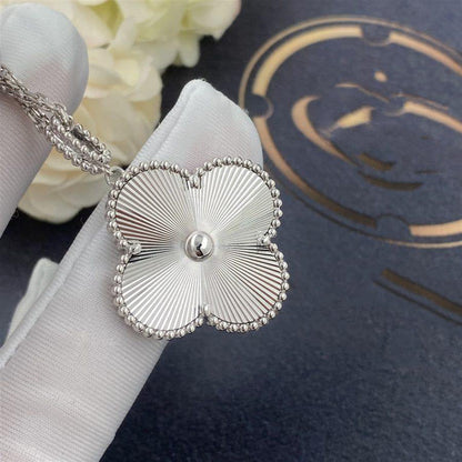 [⭐Lioran]CLOVER 25MM SILVER BIG CLOVER NECKLACE