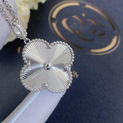 [⭐Lioran]CLOVER 25MM SILVER BIG CLOVER NECKLACE