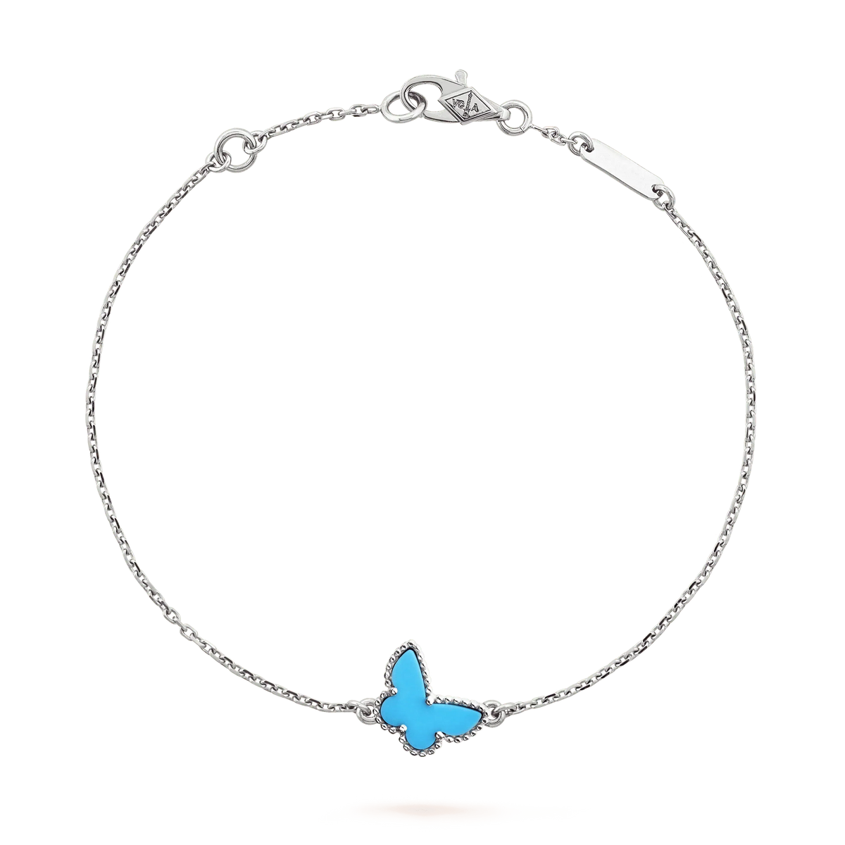 [⭐Lioran]BUTTERFLY TURQUOISE BUTTERFLY BRACELET SILVER