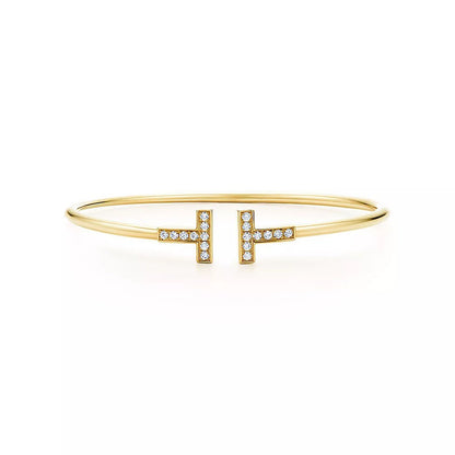 [Lioran]T BRACELET 1.8MM GOLD DIAMOND