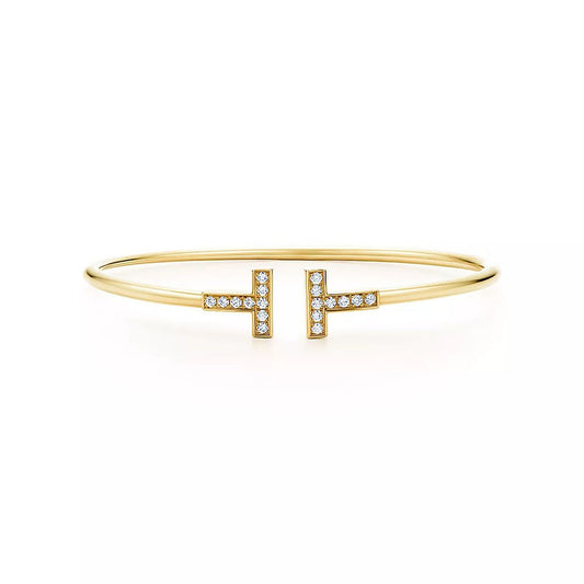 [Lioran]T BRACELET 1.8MM GOLD DIAMOND