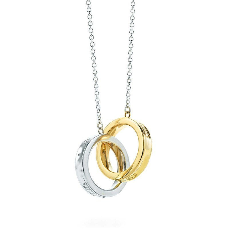 [Lioran]INTERLOCKING CIRCLES PENDANT SMALL NECKLACE