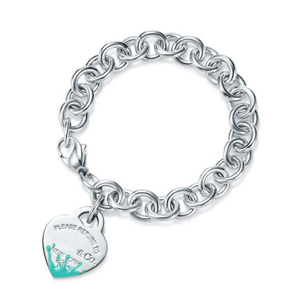 [Lioran]LOVE HEART RETURN TO TIF SILVER BRACELET