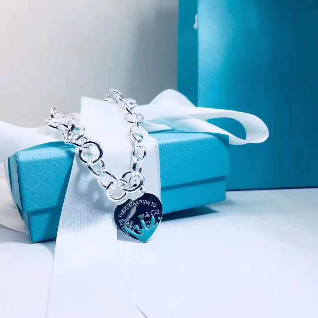 [Lioran]LOVE HEART RETURN TO TIF SILVER BRACELET