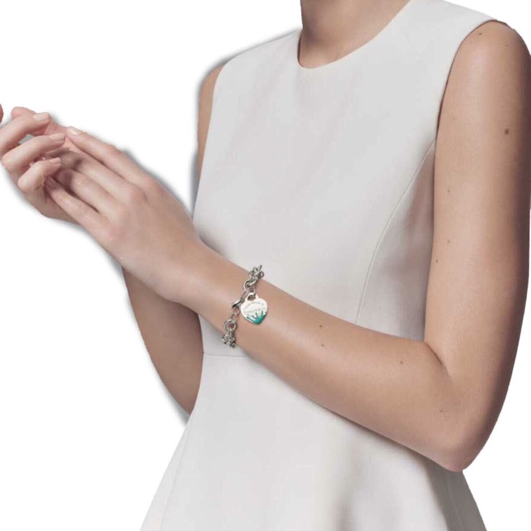 [Lioran]LOVE HEART RETURN TO TIF SILVER BRACELET