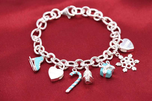 [Lioran]CHRISTMAS SILVER BRACELET