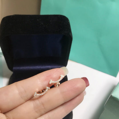 [Lioran]SMILE DIAMOND EARRINGS