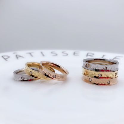 [Lioran]DOUBLE DIAMOND RING