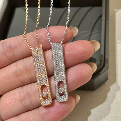[⭐Lioran]MY FIRST DIAMOND PAVED NECKLACE
