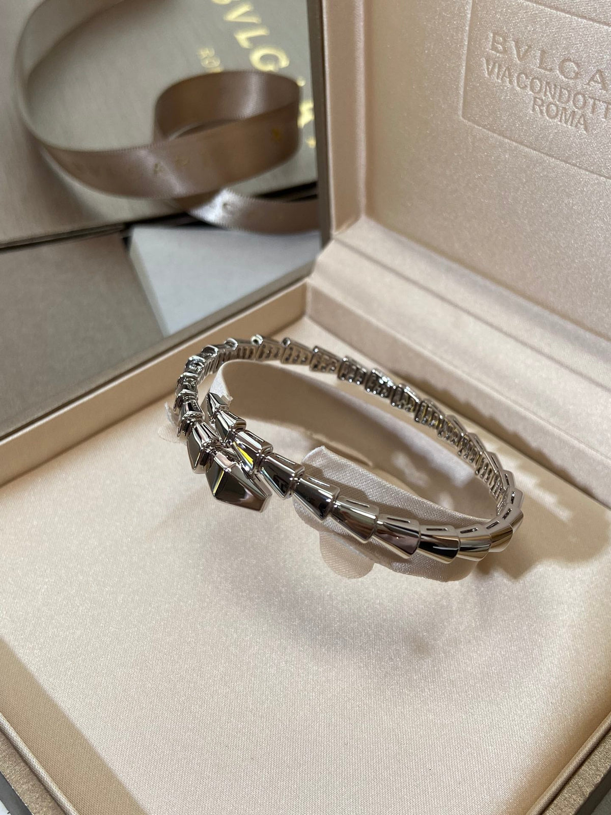 [⭐Lioran]SERPENTI VIPER SILVER BRACELET