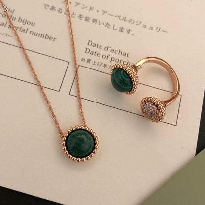 [⭐Lioran]PERLEE COULEURS DIAMOND ROSE GOLD BETWEEN THE FINGER RING