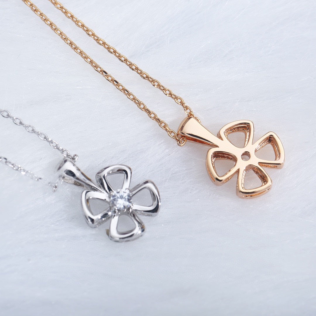 [⭐Lioran]FIOREVER NECKLACE DIAMOND CENTER
