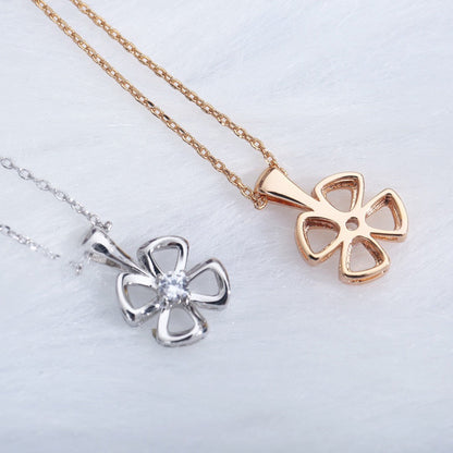 [⭐Lioran]FIOREVER NECKLACE DIAMOND CENTER
