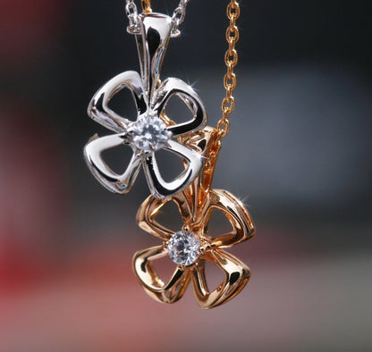[⭐Lioran]FIOREVER NECKLACE DIAMOND CENTER