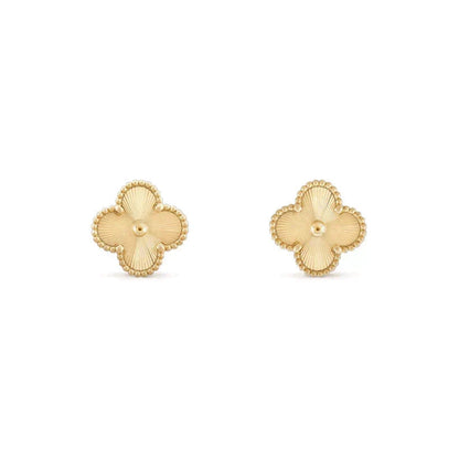 [⭐Lioran]CLOVER MEDIUM 1 MOTIFS LASER EARRINGS
