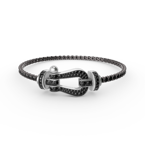 [⭐Lioran]FORCE  LARGE HORSESHOE FULL DIAMOND TENNIS BRACELET